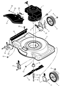 Part Location Diagram of F-99401 Murray Book, Instruction